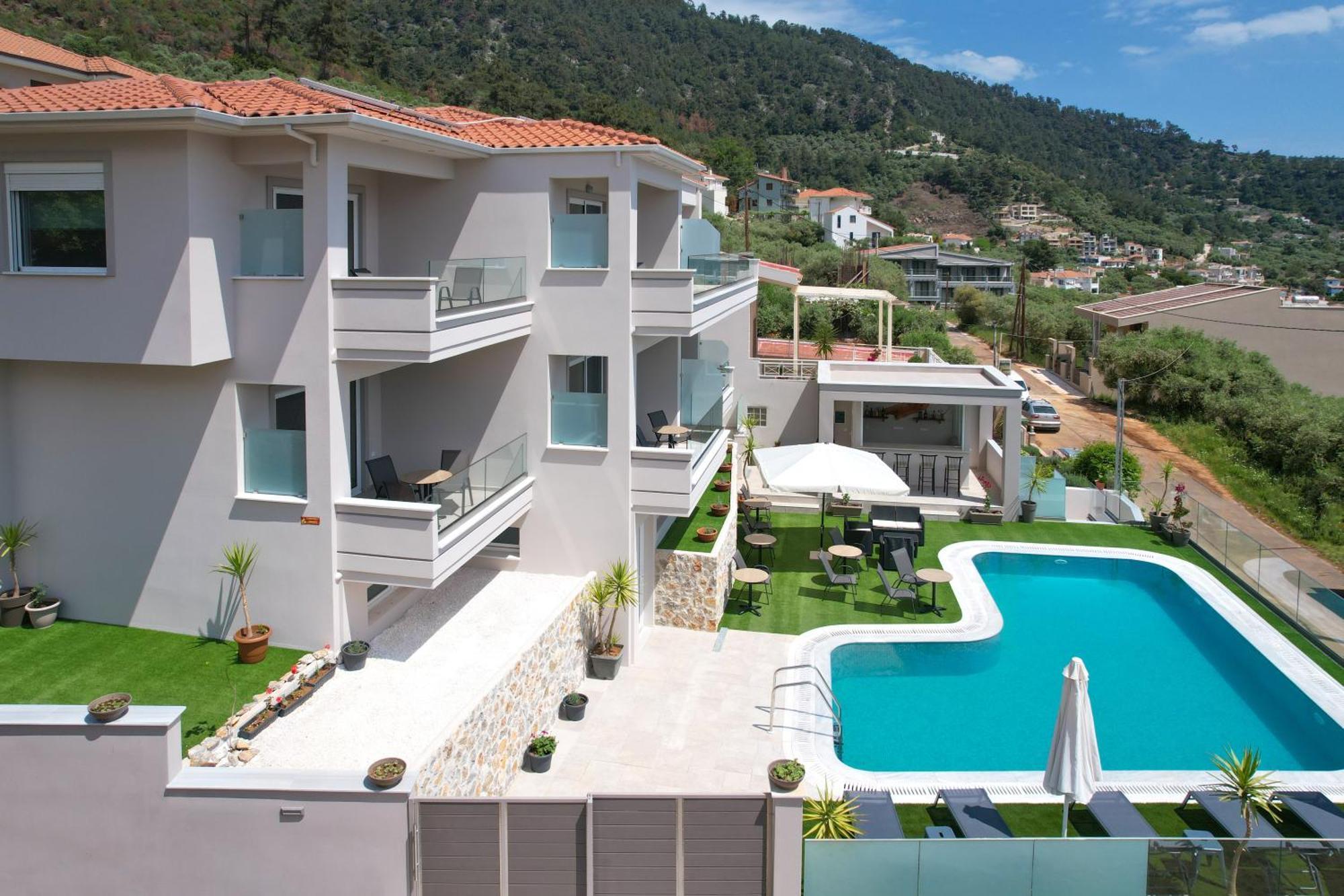 Villa Finikas Thassos Golden Beach 크리시 아모우디아 외부 사진
